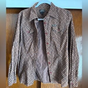 Guess Jeans button down plaid shirt